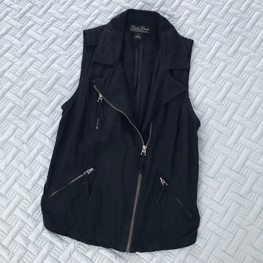LUCKY BRAND moto vest
